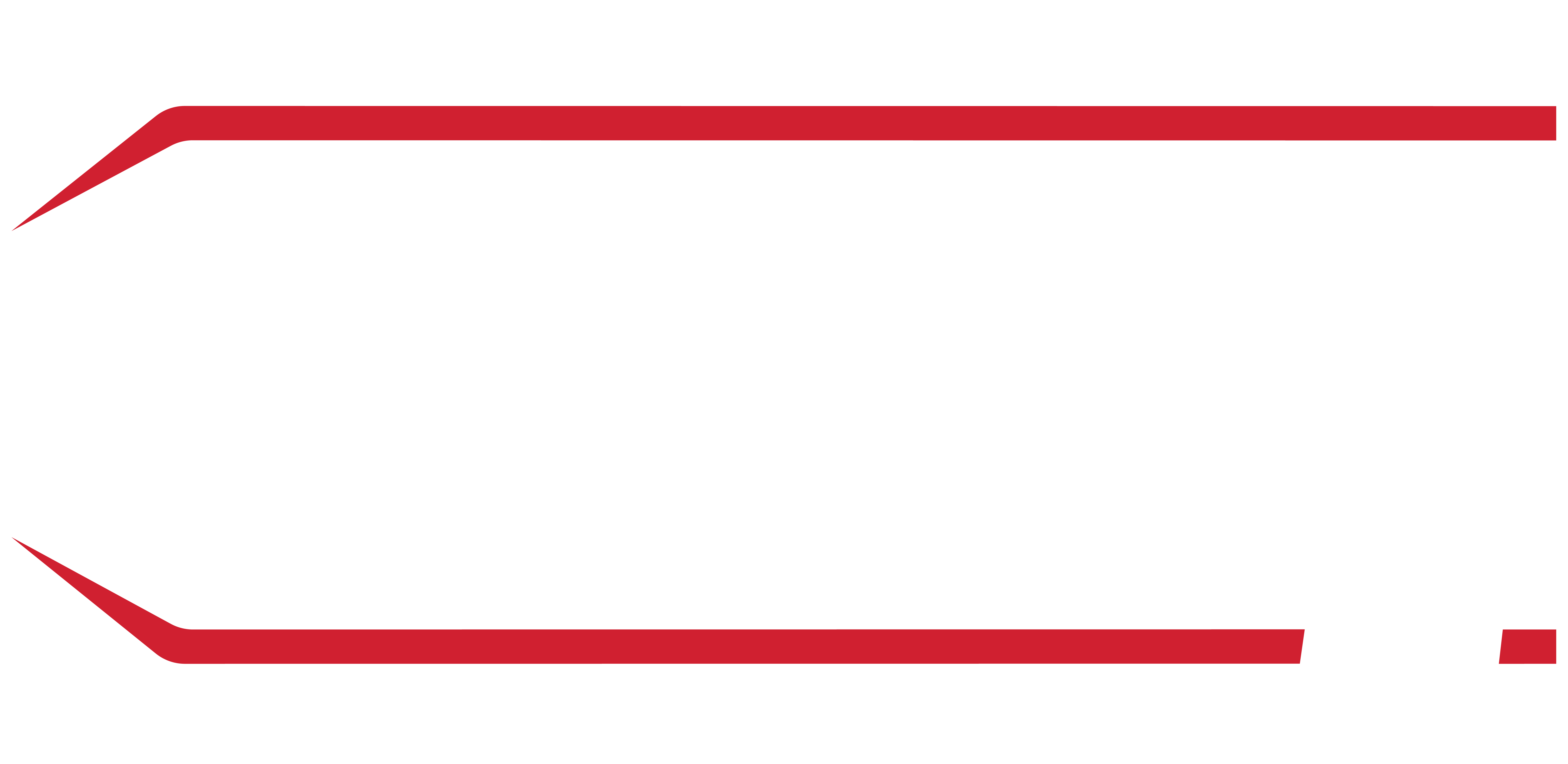 CORE PRO logo white with red lines